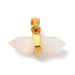 Moonstone Double Pointed Bullet Charm