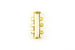 Kerrie Berrie Gold Magnetic Splitter Clasp for Multi Strand Necklaces or Bracelets